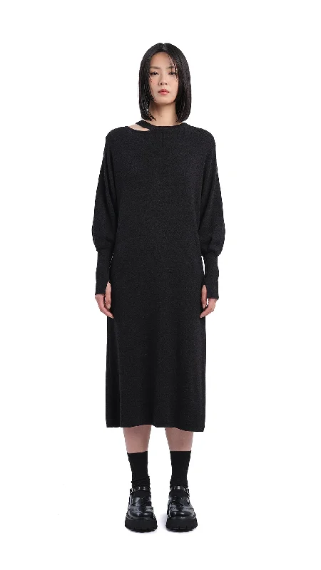 Biella Wool Knit Dress