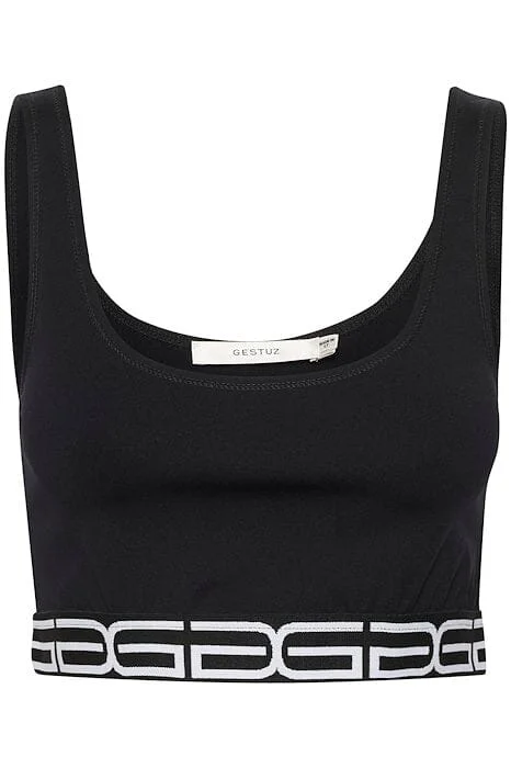 Gestuz - BikaGZ crop top - Black