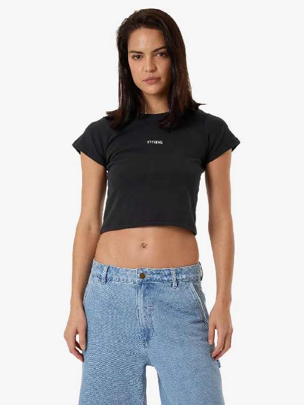 Minimal Thrills Mini Tee - Faded Black