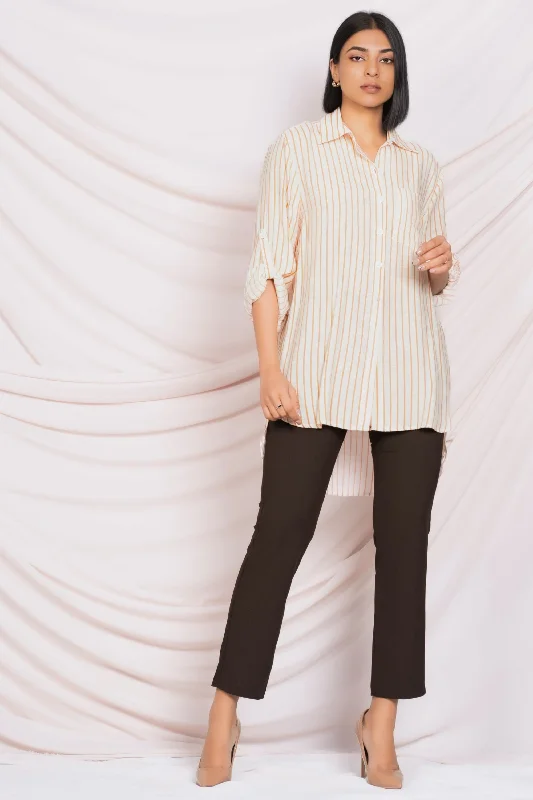 Longline Stripe Shirt