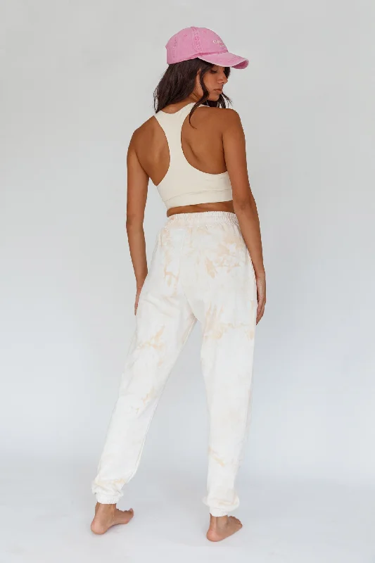 Take It Easy Jogger Track Pants Sand