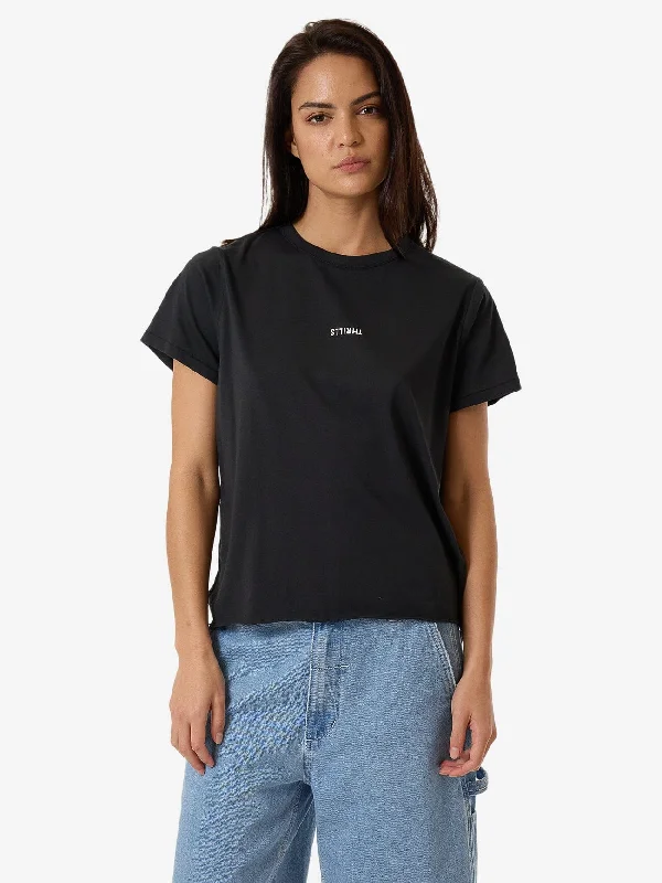 Minimal Thrills Relaxed Tee - Faded Black