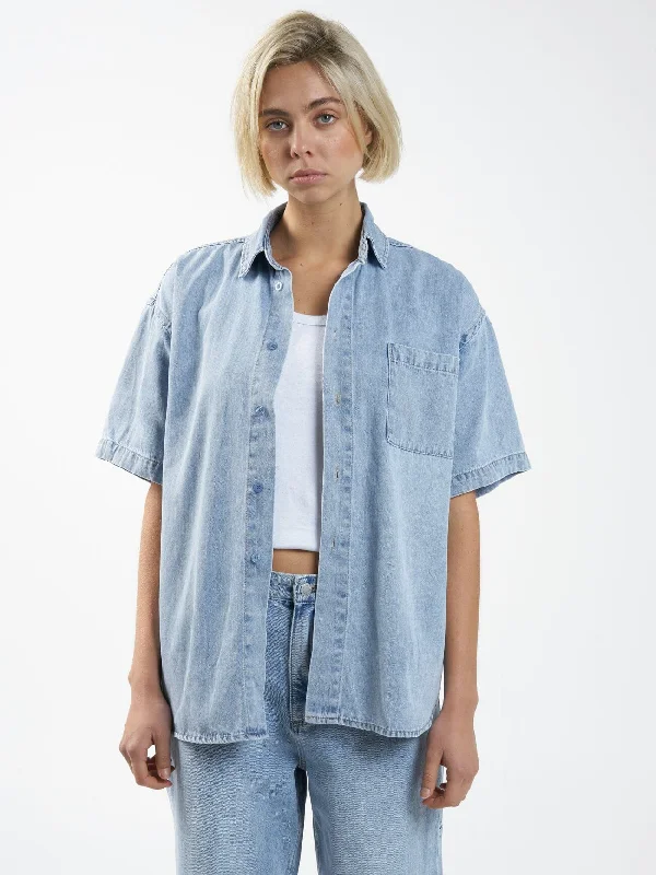 Eliza Denim Shirt - Endless Blue