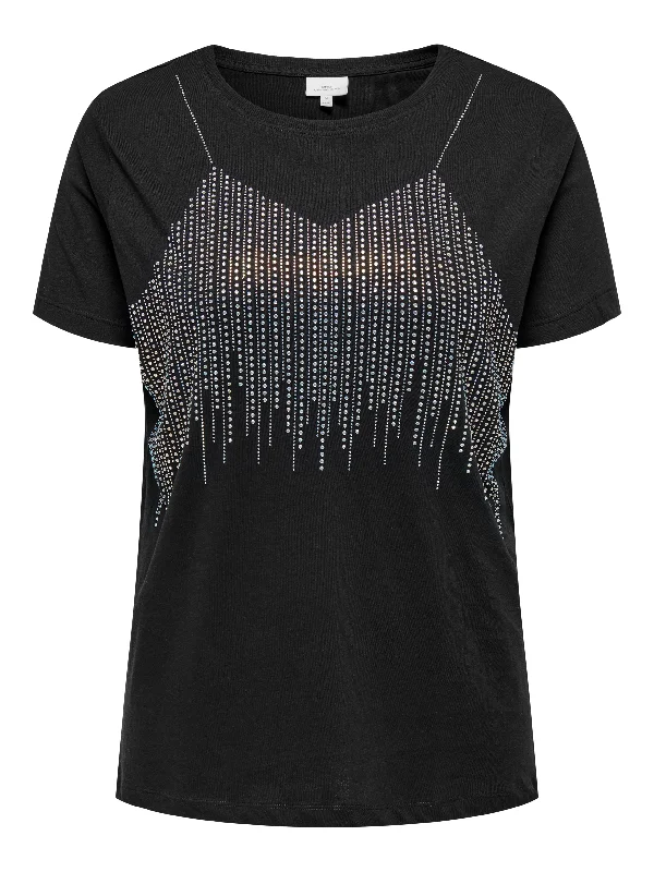 Only Carmakoma Billie Rhinestone T-shirt