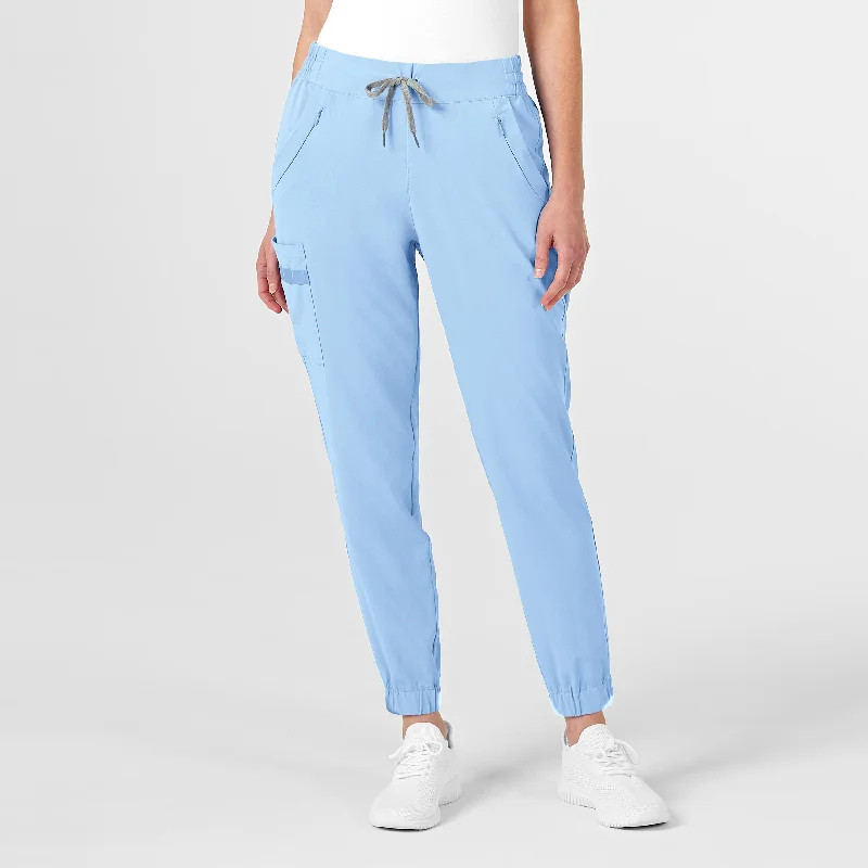 RENEW Women's Jogger Scrub Pant - Powder Blue