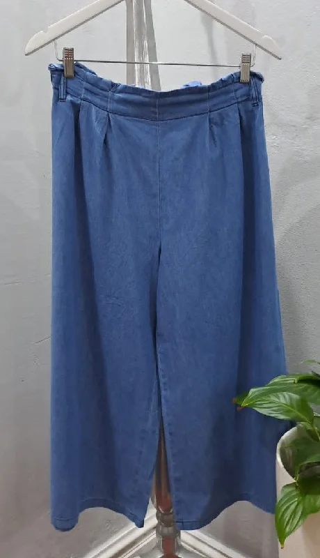 Wide Leg Denim Pants (8/32)