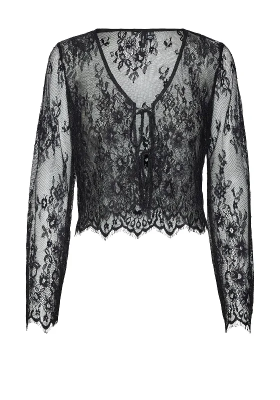 Vero Moda Shea Lace Cardigan, Black