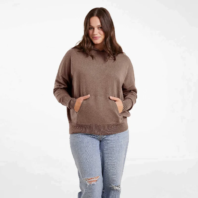 Luxe Knit Hoodie | Mocha