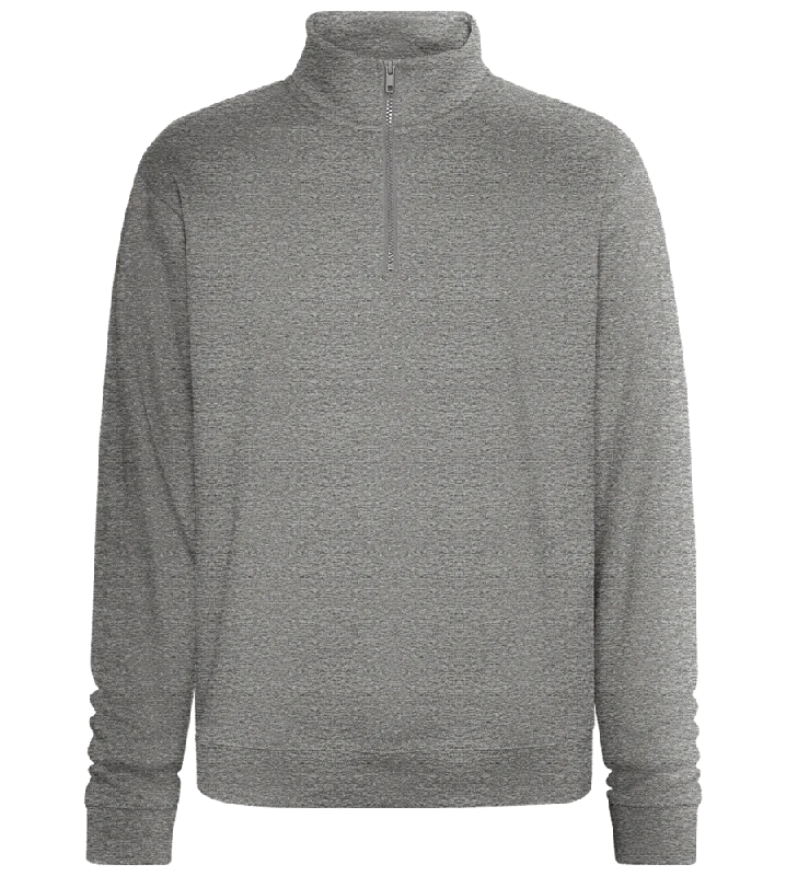 Unisex Premium Pullover mit Zipperkragen