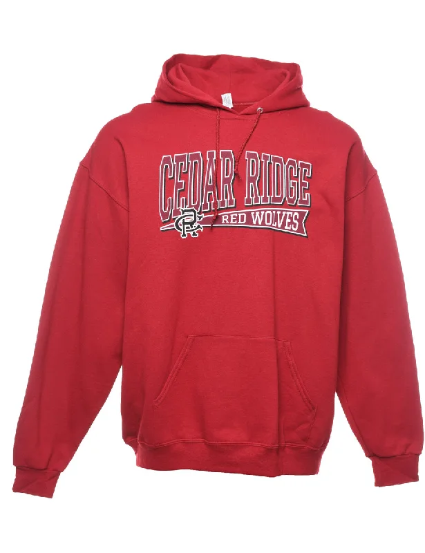 Red Cedar Ridge Printed Hoodie - XL