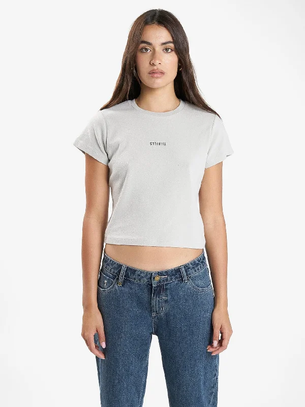 Minimal Thrills Mini Tee - Oyster Grey