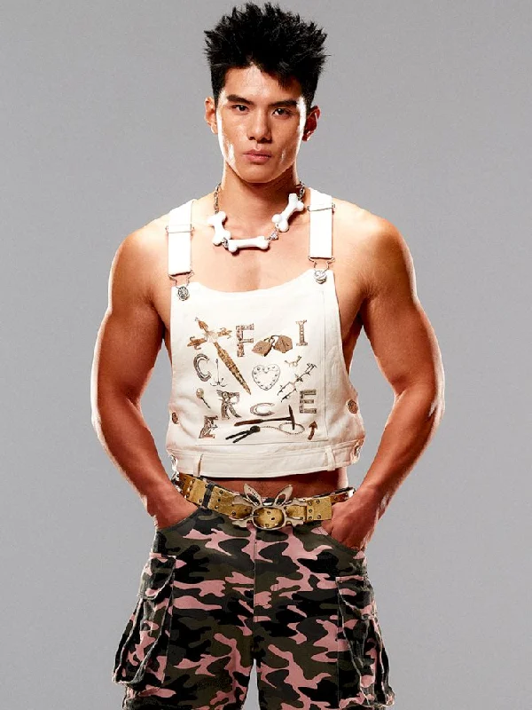 Weapon Print Vest [S0000009407]