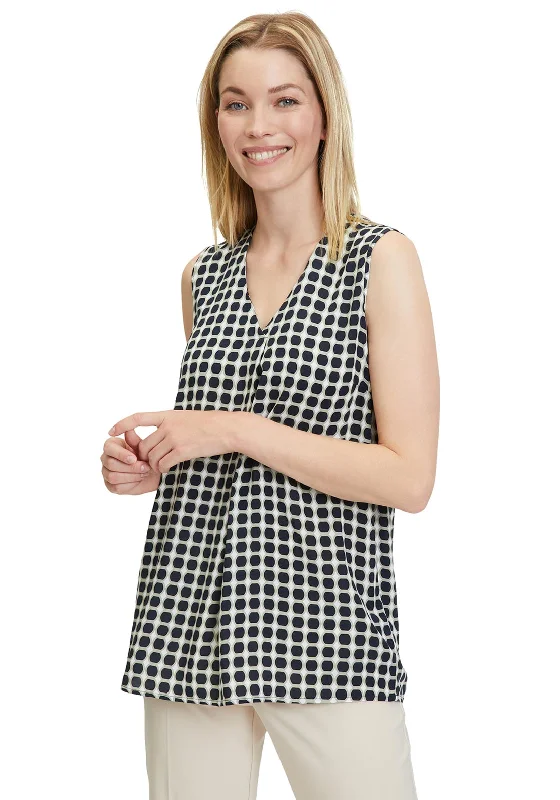 Betty Barcla Polka Dot Print Tunic Top, Multi