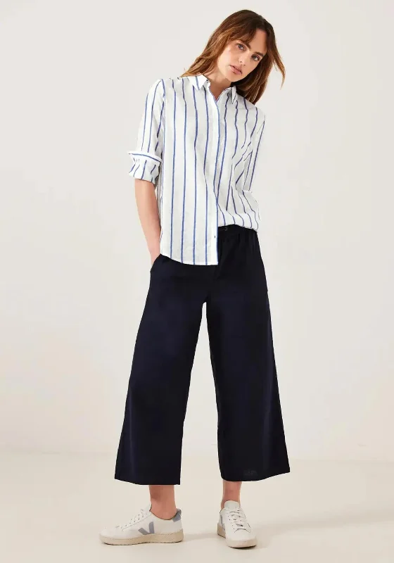 Cecil Casual Striped Shirt, Vanilla White