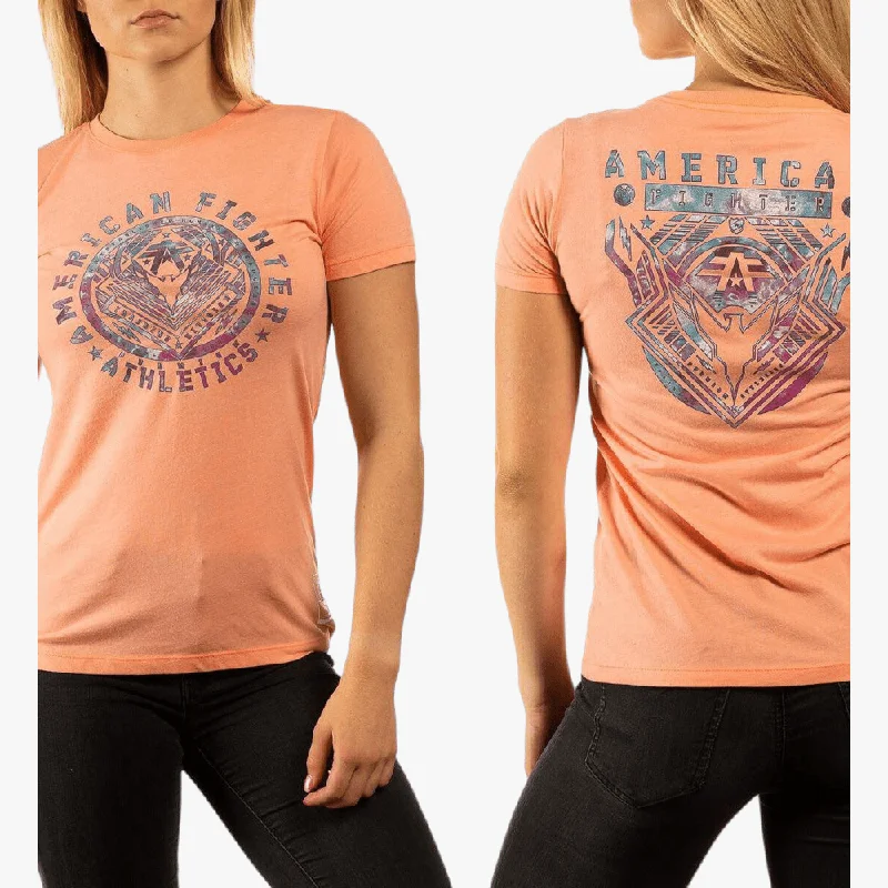 American Fighter Womens Glasco Short Sleeve Tee Desert Flower