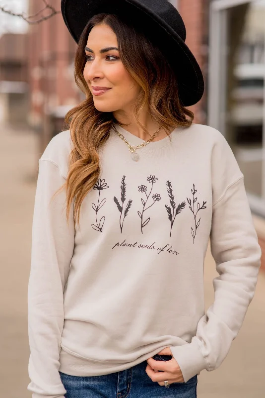 Plant Seeds Of Love Graphic Crewneck