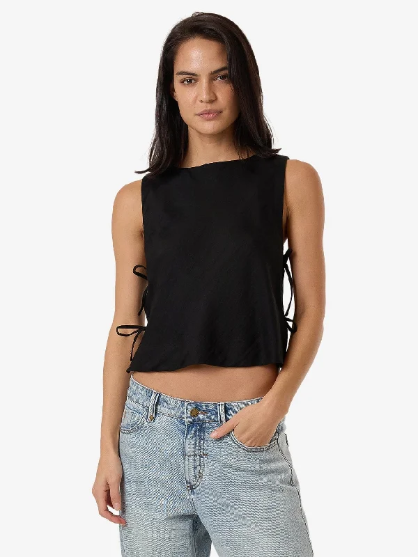 Ember Tie Top - Black