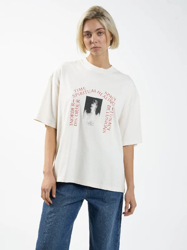 Healing Delusions Oversized Tee - Heritage White