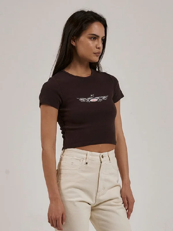 Laid Back Baby Tee - Postal Brown