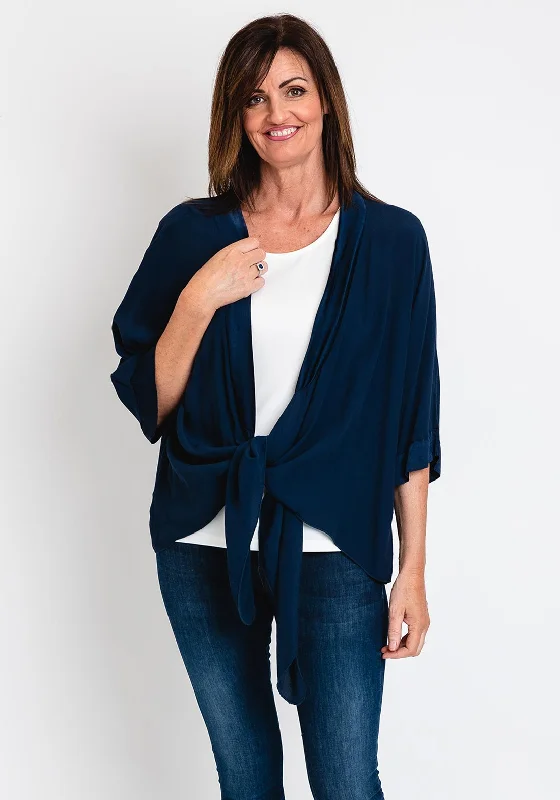 d.e.c.k. by Decollage One Size Wrap Layer Top, Navy