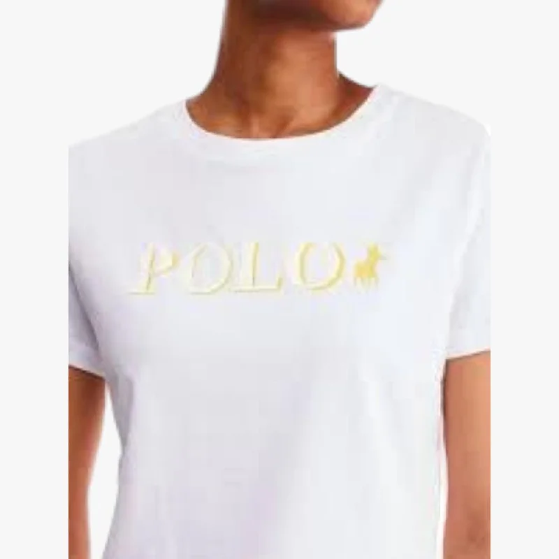 Polo Womens Slim Logo Short Sleeve Tee White