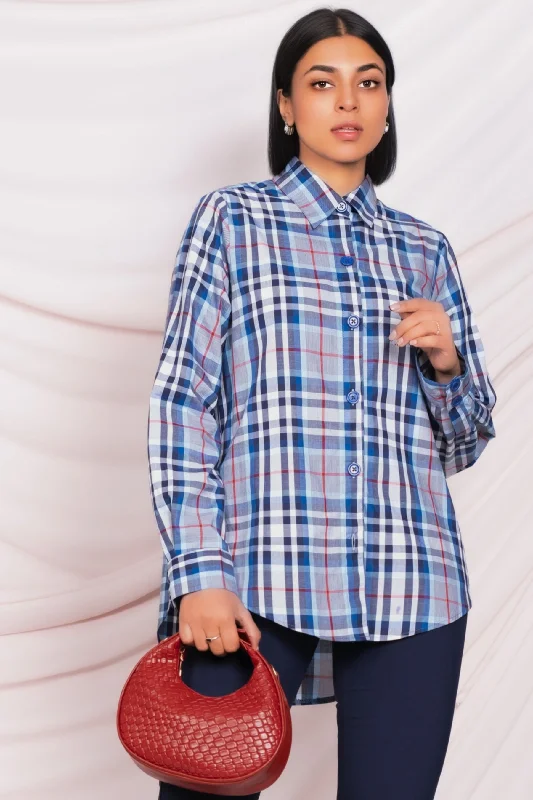 Blue Checkered Shirt