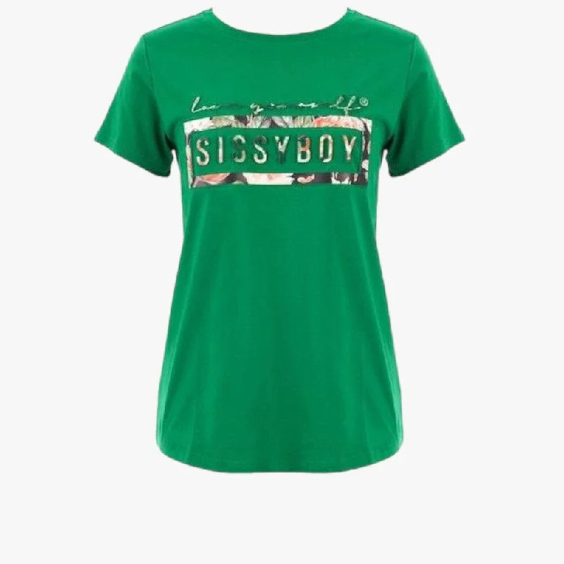 Sissy Boy Womens Regular Fit Short Sleeve Tee Green